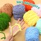 Chunky Chenille Yarn for Crocheting – Soft Thick Fluffy Velvet Yarn for Hand Knitting, Bulky Plush Blanket & DIY Crafts, 12 Pack, 3.5 oz / 55 Yards Each (Classic Colors)